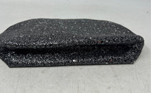 Load image into Gallery viewer, Lancome Paris Womens Gray Glitter Zipper Cosmetic Makeup Handbag