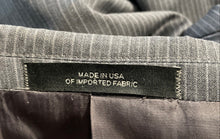 Load image into Gallery viewer, Authentic Ermenegildo Zegna Mens Gray Striped Print 2-Button Blazer Size EUR 46