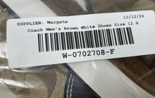 Load image into Gallery viewer, Coach Womens Barrett F0007 Brown White Monogram Lace-Up Sneaker Shoes Size 12B