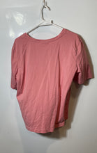 Load image into Gallery viewer, Lacoste Mens Pink Cotton Relaxed Fit Short Sleeve V-Neck T-Shirt Size 42