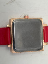 Load image into Gallery viewer, Women's Rose Gold Watch With Red Dial Analog Dress Style (NCL0