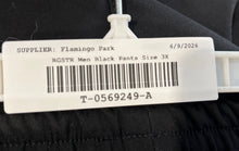 Load image into Gallery viewer, RGSTR Mens Black Zipped Pockets Stretch Drawstring Cargo Pants Size 3X