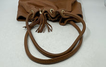 Load image into Gallery viewer, Michael Kors Womens Astor Brown Pebbled Leather Ring Shoulder Tote Bag