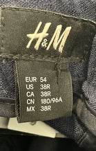 Load image into Gallery viewer, H&M Mens Dark Blue Flat Front Drawstring Straight Leg Jogger Pants Size 38R