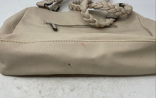 Load image into Gallery viewer, Rosetti Womens Beige Leather Inner Pocket Braided Double Handle Shoulder Bag