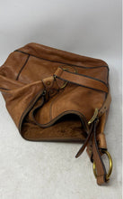 Load image into Gallery viewer, Fossil Womens Maddox Brown Leather Inner Pocket Adjustable Strap Shoulder Bag