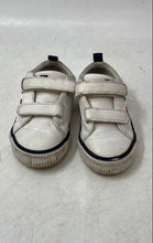 Load image into Gallery viewer, Tommy Hilfiger Unisex Kids White Blue Red Hook & Loop Sneaker Shoes Size 6