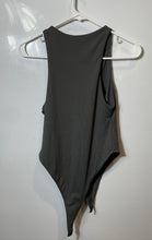 Load image into Gallery viewer, Zara Womens Gray Sleeveless Round Neck Regular Fit One-Piece Bodysuit Size S