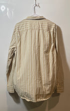 Load image into Gallery viewer, Calvin Klein Mens Brown Striped Printed Long Sleeve Button-Up Shirt Size L/G