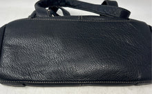 Load image into Gallery viewer, Tignanello Womens Black Leather Inner Pockets Double Handle Shoulder Bag