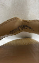 Load image into Gallery viewer, Madden NYC Womens Beige Textured Open Toe Slip-On Flat Slide Sandals Size 9
