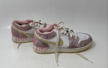 Load image into Gallery viewer, Nike Girls Air Jordan 1 Low White Printed Lace-Up Sneaker Shoes Size 6Y
