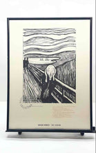 Load image into Gallery viewer, Edvard Munch The Scream Black Frame Wall Hanging Decorative Modern Art Print