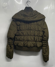 Load image into Gallery viewer, Pink Envelope Womens Green Long Sleeve Full-Zip Puffer Jacket Size Large