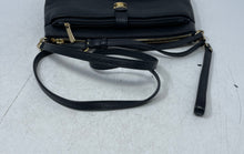 Load image into Gallery viewer, Michael Kors Womens Black Leather Card Holder Outer Pocket Crossbody Purse