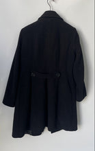 Load image into Gallery viewer, JLO By Jennifer Lopez Womens Black Long Sleeve Collared Overcoat Size 1X