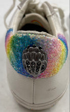 Load image into Gallery viewer, Authentic Kurt Geiger Womens White Multicolor Sneaker Shoes Size EUR 38 Damaged