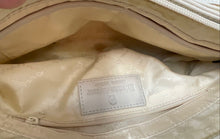Load image into Gallery viewer, Etienne Aigner Womens Ivory Leather Adjustable Strap Crossbody Shoulder Bag