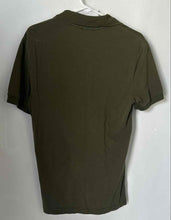 Load image into Gallery viewer, Express Mens Olive Green Cotton Short Sleeve Collared Golf Polo Shirt Size S