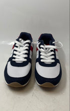 Load image into Gallery viewer, Nautica Mens Outfall White Blue Red Round Toe Lace-Up Sneakers Shoes Size 13