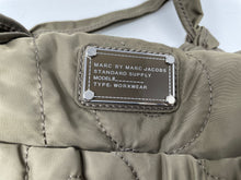 Load image into Gallery viewer, Authentic Marc By Marc Jacobs Womens Olive Green Shoulder Handbag Stained