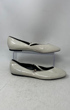 Load image into Gallery viewer, Zara Womens Taupe Leather Buckle Round Toe Ballet Flats Size EUR 41