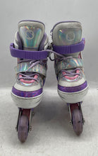 Load image into Gallery viewer, Sulifeel Kids Multicolor Adjustable Ratchet Buckle Inline Roller Skates Sz 28-31