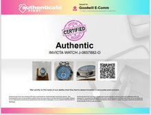 Load image into Gallery viewer, Authentic Invicta Women's Silver Tone Watch. Weight 101.2g