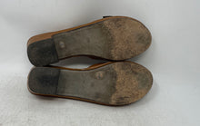 Load image into Gallery viewer, Donald J Pliner Womens Brown Leather Block Heel Slide Sandals Size 10M
