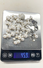Load image into Gallery viewer, Women's Elegant Double-Strand Faux Pearl Crystal Bead Necklace