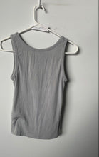 Load image into Gallery viewer, Zara Womens Gray Regular Fit Sleeveless Scoop Neck Pullover Tank Top Size M