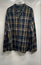 Load image into Gallery viewer, Banana Republic Mens Multicolor Plaid Cotton Untucked Fit Button-Up Shirt Sz 2XL