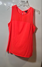 Load image into Gallery viewer, H&M Womens Orange Sleeveless Crew Neck Pullover Blouse Top Size Large