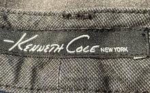 Load image into Gallery viewer, Kenneth Cole Mens Black Cotton Flat Front Straight-Leg Chino Pants Size 34x30