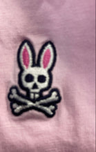 Load image into Gallery viewer, Psycho Bunny Boys Pink Pima Cotton Short Sleeve Crew Neck T-Shirt Size 14-16/L