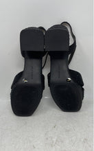Load image into Gallery viewer, Kelly & Katie Womens Liliena Black Sequin Block Ankle Strap Heels Size 8M