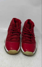 Load image into Gallery viewer, Nike Boys Air Jordan 11 378038-623 Red Lace-Up Mid Top Sneakers Shoes Size 4.5Y
