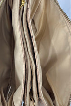 Load image into Gallery viewer, Michael Kors Womens Brown Inner Pockets Detachable Strap Wristlet Wallet