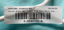 Load image into Gallery viewer, Calvin Klein Mens Baby Blue Short Sleeve Collared Polo Shirt Size XL