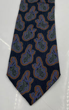 Load image into Gallery viewer, Giorgio Armani Mens Multicolor Printed Silk Adjustable Designer Tie