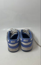 Load image into Gallery viewer, Nike Womens Dunk Low White Blue Low Top Lace-Up Sneaker Shoes Size 8