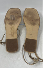Load image into Gallery viewer, Michael Kors Womens Lena Yellow Gold Tone Open Toe Strappy Sandals Size 8.5M