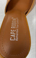 Load image into Gallery viewer, Cape Robbin Womens Lithe Brown Open Toe Slip-On Spool Mule Heels Size 7.5