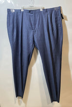 Load image into Gallery viewer, Jos. A. Bank Mens Blue Wool Traveler Flat Front Pockets Dress Pants Sz 58R W/Tag
