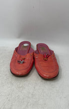 Load image into Gallery viewer, Lilly Pulitzer Womens Orange Patent Leather Tassel Slip-On Mule Flats Size 7M