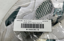Load image into Gallery viewer, Authentic Nike Kids Air Jordan 4 Retro GS White Green Sneaker Shoes Size 6Y Worn