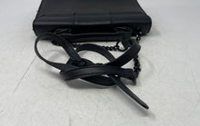 Load image into Gallery viewer, Steve Madden Womens Black Top Handle Adjustable Strap Flap Crossbody Bag