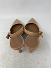 Load image into Gallery viewer, Nordstrom Rack Womens Priscilla Beige Leather Stiletto Slingback Heels Size 6.5M