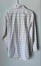 Load image into Gallery viewer, Ralph Lauren Mens White Check Cotton Long Sleeve Dress Shirt Size 15.5-32