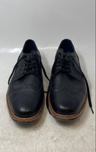 Load image into Gallery viewer, Cole Haan Mens Black Leather Lace-Up Wingtip Oxford Dress Shoes Size 10
